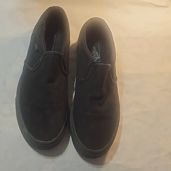 Men's Black Van's Sneakers Slip-on - Picture 3 of 7